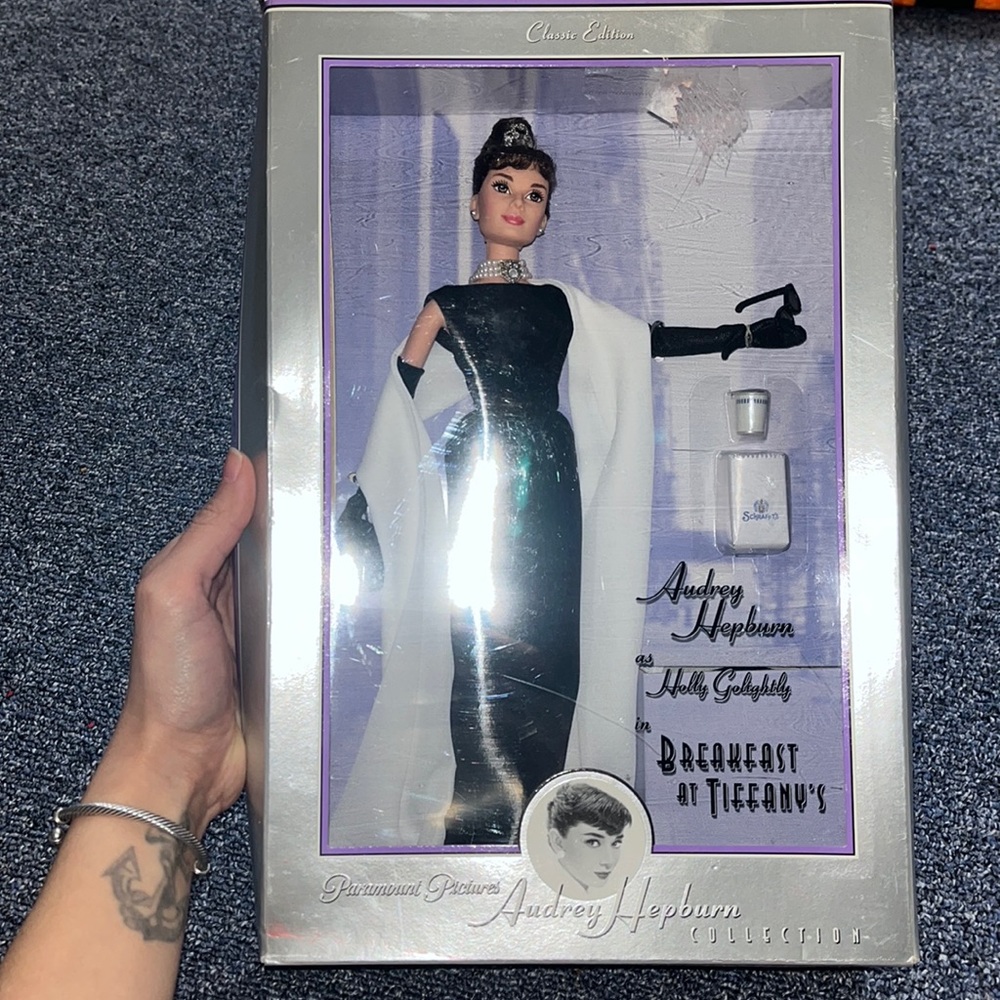 Audrey Hepburn breakfast at Tiffany’s Barbie
